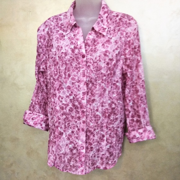 JM Collection Tops - 3/4 Sleeve Blouse by JM Collection EUC 10P